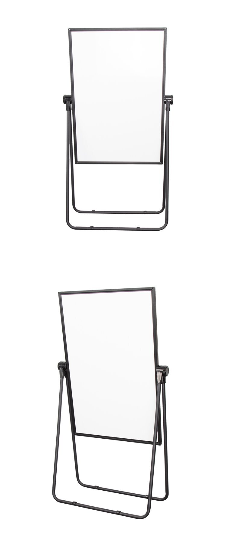 M80會議辦公U型支架白板 可折疊升降磁吸雙面白板產(chǎn)品實拍