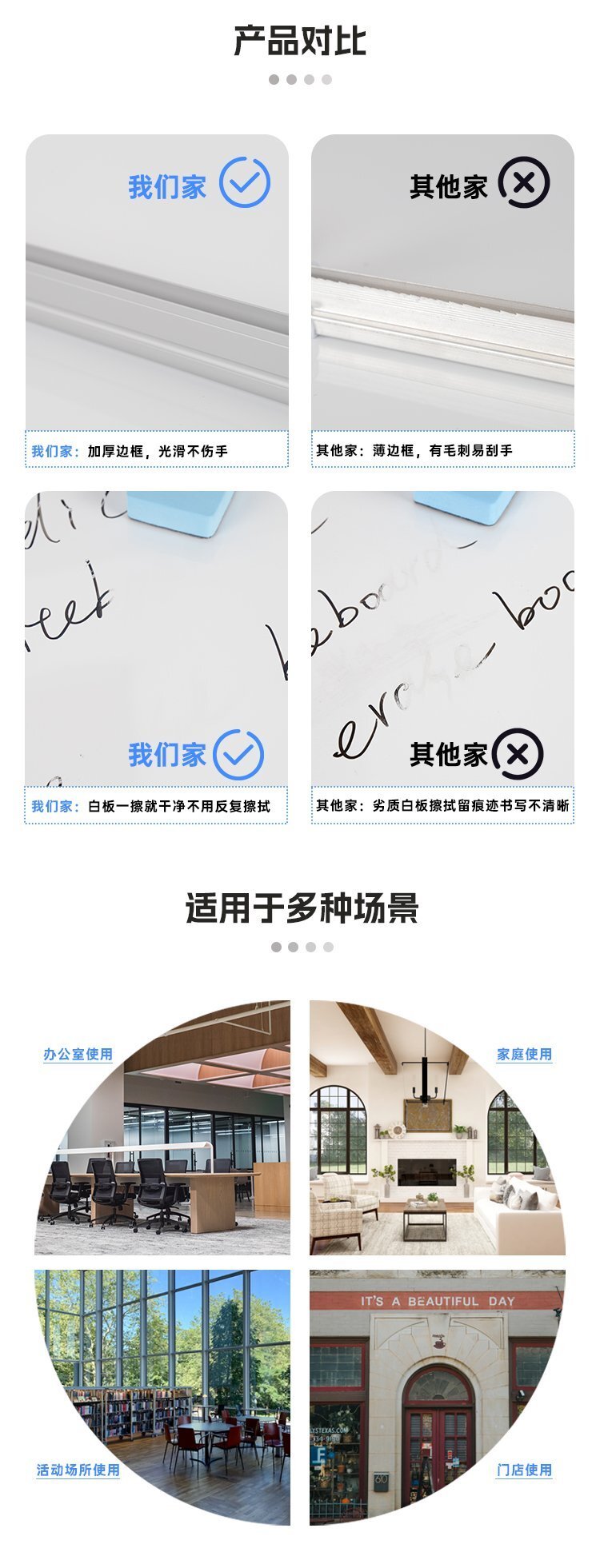 M83帶筆夾紙夾三腳支架白板產(chǎn)品介紹