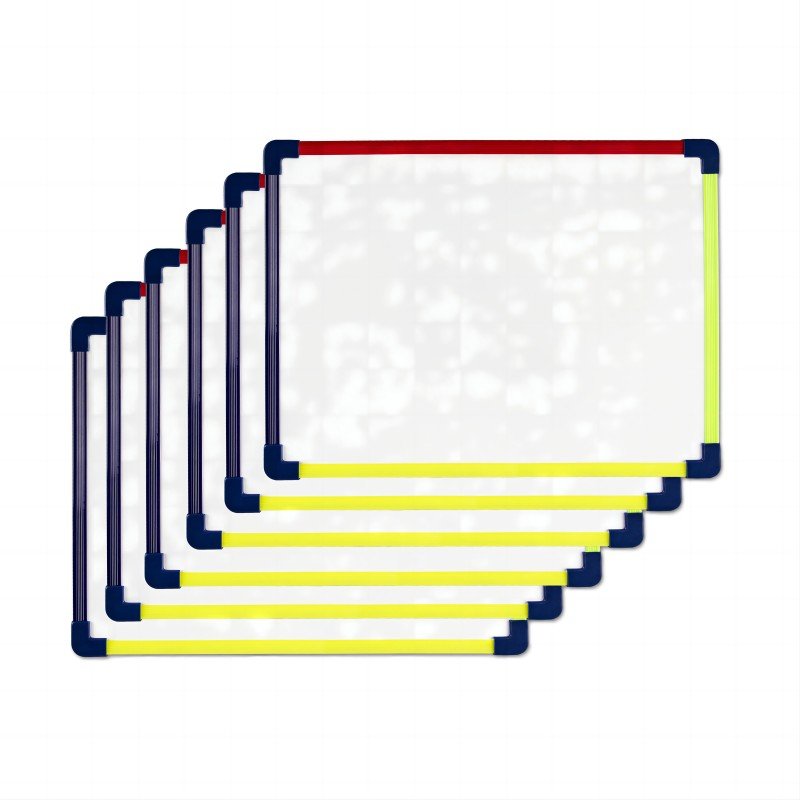 跨境9x12英寸小彩虹塑料框便攜兒童白板